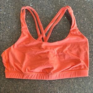 lululemon Orange Sports Bra